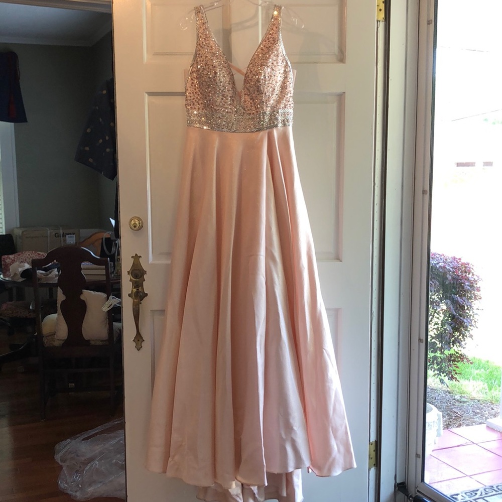 Pink prom dress